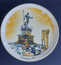 1985 VINTAGE  PIATTO PROMOZIONALEA RTISTICO CAPODIMONTE  CATTABRIGA BOLOGNA N°22