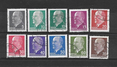 Ddr germania 1961 usati tra - 10,