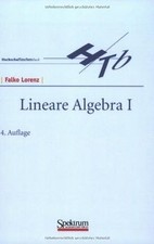 Lineare Algebra 1 von Lorenz, Falko | Buch | Zustand sehr gut