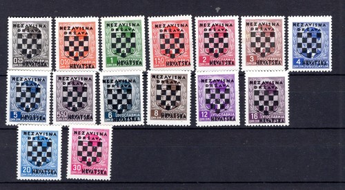 Croazia 1941 serie completa - 1941,