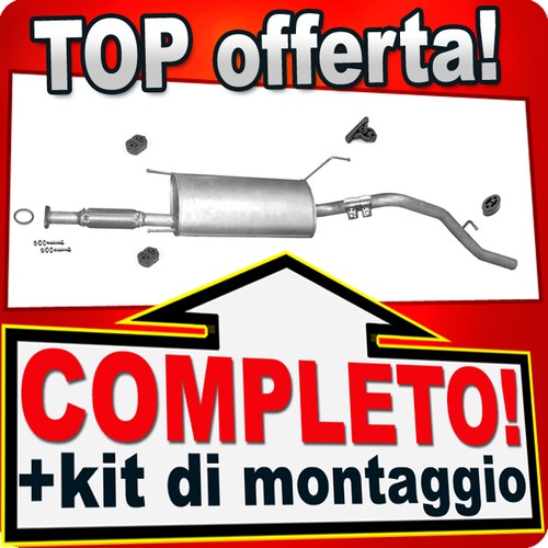 Silenziatore posteriore per