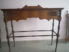 Tavolino consolle antica con specchio, vintage antico