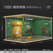 Diorama 1:18 sotterraneo auto