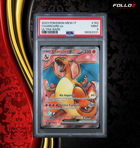 Carta pokemon charizard - carta, ex