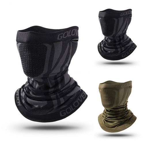 Maschera viso moto antivento