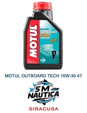 MOTUL OUTBOARD TECH 4T 10W30 1 LT OLIO NAUTICO MOTORI FUORIBORDO 4 TEMPI BARCA