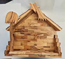 Presepe artigianale in legno