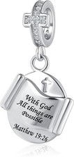 Pandora cross charm - pandora, with