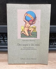 ANTONINO BUTTITTA-DEI SEGNI E DEI MITI-SELLERIO ED.-1996