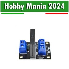 MODULO SCHEDA RELE' STATO SOLIDO ARDUINO 5V DC 1 CANALE 220V AC SSR RELAY SHIELD