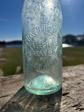 #755 VR 1881 Enterprise Brewery Adler Muhlhauser Baltimora bottiglia di birra