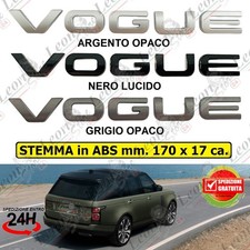 Logo Scritta posteriore Vogue per Range Rover fregio land emblema stemma badge