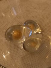 3 Uova In Vetro con Tuorlo in Oro VENINI