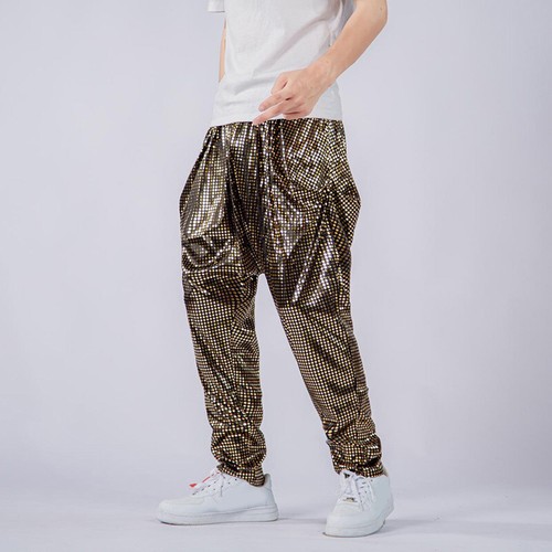 Pantaloni baggy paillettes - baggy,