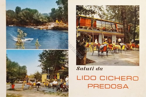 Cartolina saluti da lido - -,