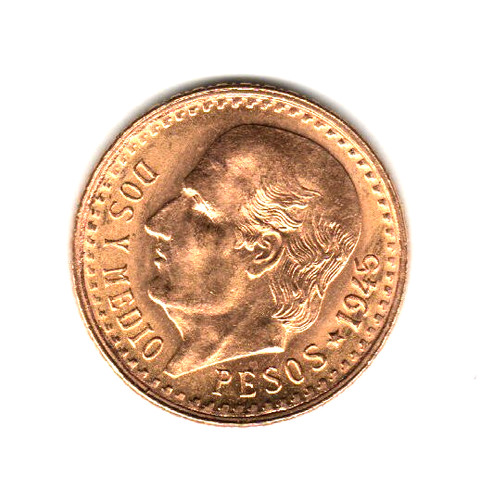 Moneta oro messico 5 - , pesos