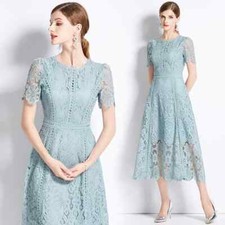 Vestito Abito Elegante Lungo