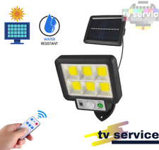  Kit Faro LED a Energia Solare Ricaricabile con Pannello Fotovoltaico