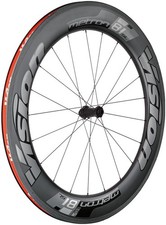 Vision Metron 81 TL Ruota Anteriore Tubeless in Carbonio, Cerchio Profondo Aero 81mm, Freno a Disco
