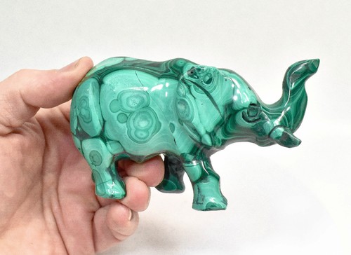 Elefante malachite lucido - elefante,