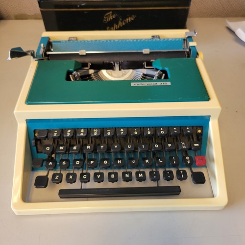 Macchina scrivere underwood - da,