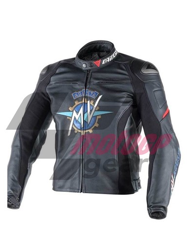 Giacca moto pelle agusta - pelle, mv
