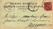Ferrara Burini Bortolo deposito Liquori di lusso commerciale F. piccolo spedita