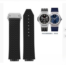 Cinturino orologio gomma silicone di qualità 24*17 26*19mm per Hublot Big Bang