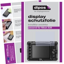 2x Pellicola Protettiva per Nikon Coolpix S30 Protezione Schermo Claro Display