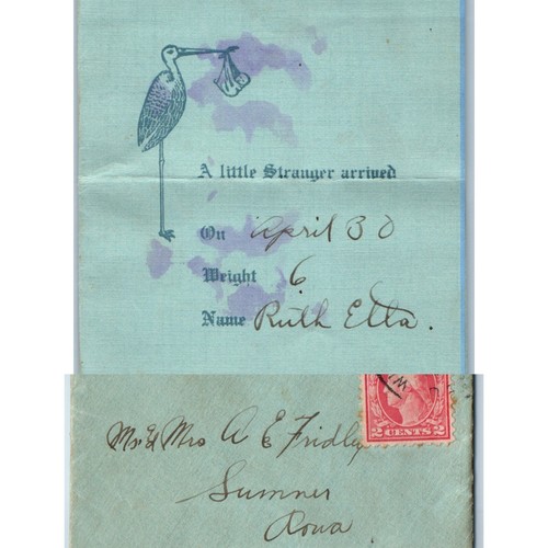Busta cartolina annuncio