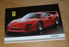 Brochure Ferrari 1987-1988 F40