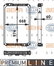 Radiatore Acqua Motore