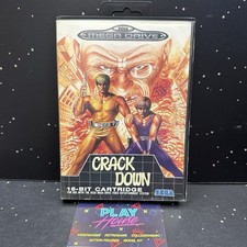 CRACK DOWN SEGA MEGA DRIVE PAL EU ITA UK ESP DEU FRA 1991 CON MANUALE