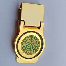 Ferma banconote TOTOCALCIO CONI  color oro (vintage)