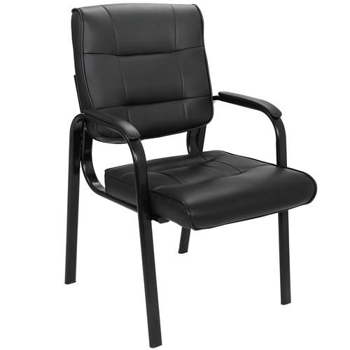 Sedia ospiti pelle con - in,