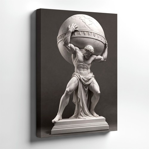 Statua atlante greco arte - arte, da