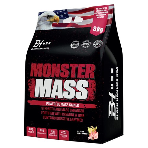 Mass gainer 8kg banane - gainer, 8kg|