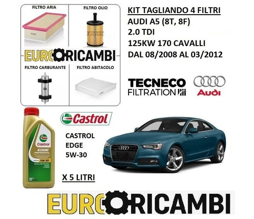 Kit tagliando filtri olio - 4,