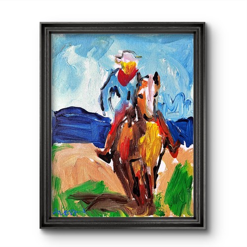 Quadro astratto espressionista