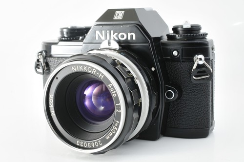 Nikon black 35mm film - em,