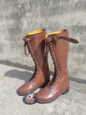 WW2 Stivale militare lungo in