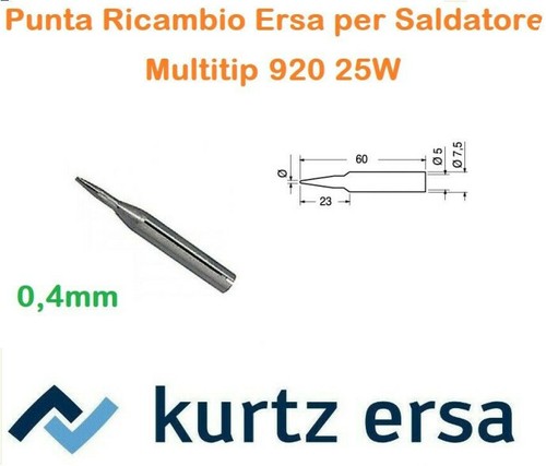 Punta ricambio ersadur 4mm - ricambio,