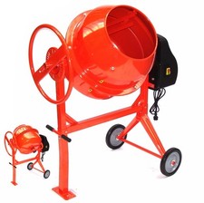 Betoniera 140L mixer cemento 55447 mixer malta IMPASTATRICE MISCELATORE 140 lit