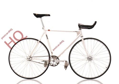 Picture postcard bicycle - picture, postcard:;bicycle