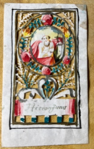 Santino canivet pergamena - canivet,