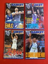 BASKET NEWS FORTITUDO PALLACANESTRO Lotto di 4 Riviste Ufficiali Annata 2002