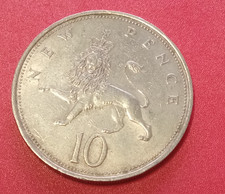 Gran bretagna moneta 10 new