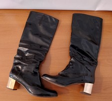 Stivali Donna Made In Italy Autre Chose N.40 Lucidi Robusti