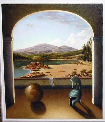 Marco creatini olio tela - su,