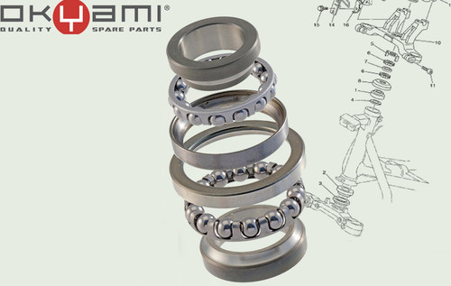 Kit ralle revisione cuscinetti - kit,